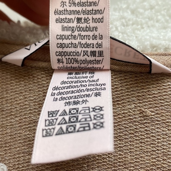 Victoria’s Secret super soft pullover long sleeve sweatshirt hoodie size small - Picture 8 of 9